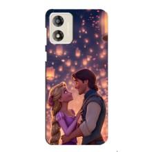 Чехол Рапунцель для Motorola MOTO E13 (Принцесса и принц)