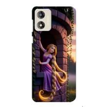 Чехол Рапунцель для Motorola MOTO E13 (Рапунцель на башне)