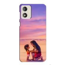 Чехол с мультфильмом Моана Motorola MOTO E13 (Моана и Симеа)