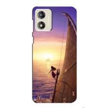 Чехол с мультфильмом Моана Motorola MOTO E13 (Моана в море)