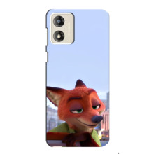 Чехол Зоотрополіс на Motorola MOTO E13 – Лис Ник