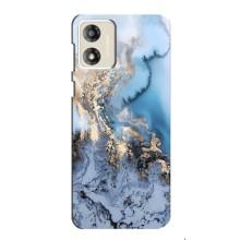 Мраморный чехол на Motorola MOTO E13 (VPrint) (Нежный мрамор)