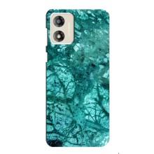 Мраморный чехол на Motorola MOTO E13 (VPrint) (Зеленый мрамор)