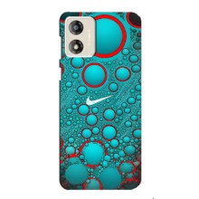 Силиконовый Чехол на Motorola MOTO E13 с картинкой Nike (Найк зеленый)