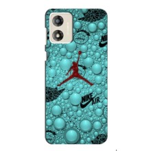 Силиконовый Чехол Nike Air Jordan на Моторола Мото Е13 (Джордан Найк)