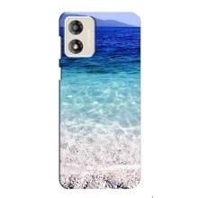 Силиконовый чехол с КАРТИНКАМИ лето для Motorola MOTO E13 (AlphaPrint) (Море)