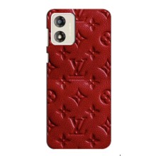 Текстурный Чехол Louis Vuitton для Моторола Мото Е13 – Красный ЛВ