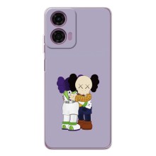 Чохли для Motorola Moto E14 - Bearbrick Louis Vuitton (PREMIUMPrint) (Дружба Беарбрік)