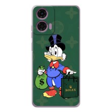 Чехли для Motorola Moto E14 - Скрудж МакДак Louis Vuitton (PREMIUMPrint) (Богата Утка)