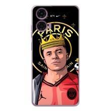 Чехол (TPU) с Футболистом на Motorola Moto E14 – Mbappe King