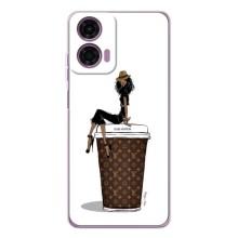 Чохли Луі Вітон для Motorola Moto E14 (AlphaPrint - LOUIS VUITTON) (кава LOUIS VUITTON)