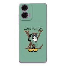 Чохли Луі Вітон для Motorola Moto E14 (AlphaPrint - LOUIS VUITTON) (Міккі Маус LV)