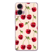 Чохли з фруктами для Motorola Moto E14 (VPrint) (Черешня)