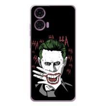 Чехлы с картинкой Джокера на Motorola Moto E14 (Hahaha)
