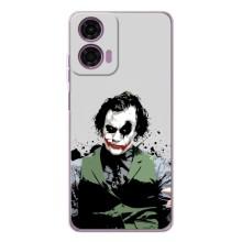 Чехлы с картинкой Джокера на Motorola Moto E14 (Взгляд Джокера)