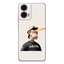 Чохли з Мавпами NFT для Motorola Moto E14 (AlphaPrint) (мавпа NFT в окулярах)