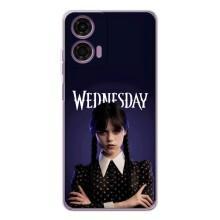 Чохол з картинкою Венсдей на Motorola Moto E14 – Wednesdey