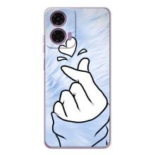 Чохол (Знак сердечка) для Motorola Moto E14 – Серце знак