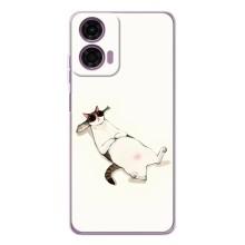 Чехол на тематику: Коты для Motorola Moto E14 (Отдых)