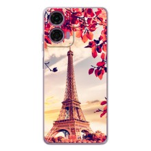 Чохол Ейфелева Вежа Motorola Moto E14 - (AlphaPrint) (Ейфелева Вежа)
