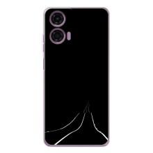 Чохол з картинками на чорному фоні для Motorola Moto E14 – Дорога