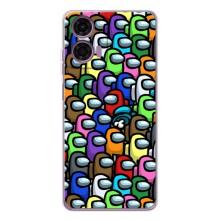 Чохли Амонг Ас для Motorola Moto E14 (AlphaPrint) (Убитий)