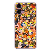 Чехлы с принтом Наруто на Motorola Moto E14 (Коллаж Наруто)