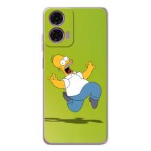 Чjхол з Сімпсонами для Motorola Moto E14 (VPrint) (Гомер Сімпсон)