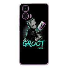 Чехол Супергерои Марвел на Мото Е14 – Groot
