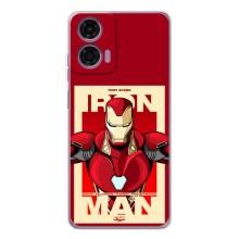 Чехол Супергерой Железный человек на Motorola Moto E14 – Iron man