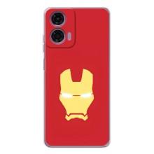 Чехол Супергерой Железный человек на Motorola Moto E14 – Man