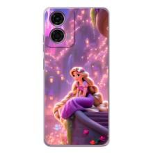 Чехол Рапунцель для Motorola Moto E14 (Рапунцель в замке)