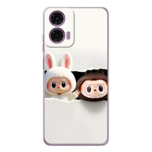 Чехол с Лабубу на Motorola Moto E14 – Лабубу