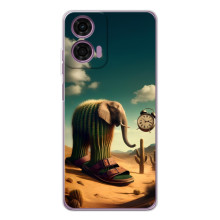 Чехол с мемами тралалело тралала для Motorola Moto E14