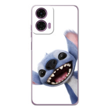 Чехол с принтом Стич на Motorola Moto E14 – Стич