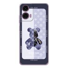 Круті Чохли Луі Віттон для Motorola Moto E14 (AlphaPrint) (Медведик LV)