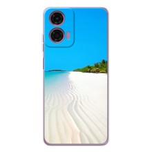 Летний Чехол на Motorola Moto E14 – Море песок