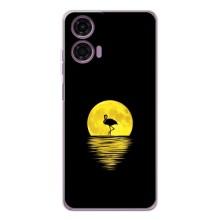 Летний Чехол на Motorola Moto E14 – Желтый Закат