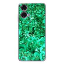 Мраморний чехол на Motorola Moto E14 (VPrint) (Салатовий Мрамор)