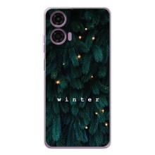 Новорічні, Святкові Чохли для Motorola Moto E14 - 2024 год (Winter)