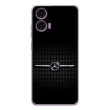 Силиконовый бампер с картинкой машины на Motorola Moto E14 – Mercedes