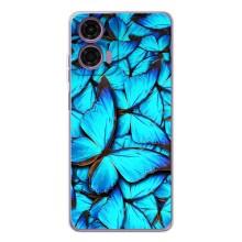 Силіконовий бампер з картинкою звірів для Motorola Moto E14 (Крила метеликів)