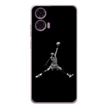 Силиконовый Чехол Nike Air Jordan на Мото Е14 – Джордан