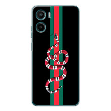 Чехлы Бренд GUCCI для Motorola Moto E15 – Змей Гуччи