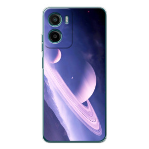 Чехлы КОСМОС для Motorola Moto E15 – Планета в космосе