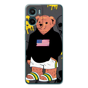Чехлы Мишка Тедди для Мото Е15 – Teddy USA