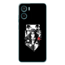 Чехлы на тему: Итачи Учиха для Motorola Moto E15 (AlphaPrint) (коллаж Итачи)