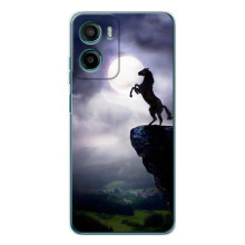 Чохли з зображенням різних тварин на Motorola Moto E15 (Кінь)