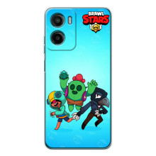Чехлы Brawl Stars для Motorola Moto E15 (AlphaPrint)