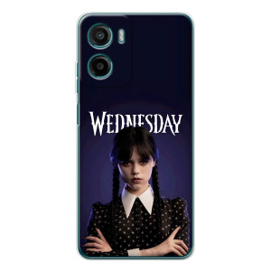 Чохол з картинкою Венсдей на Motorola Moto E15 – Wednesdey